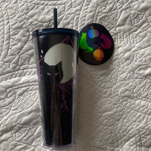 Starbucks 2021 Halloween Glow in the Dark Black Cat Tumbler Cup